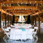 Seated event in the Barn