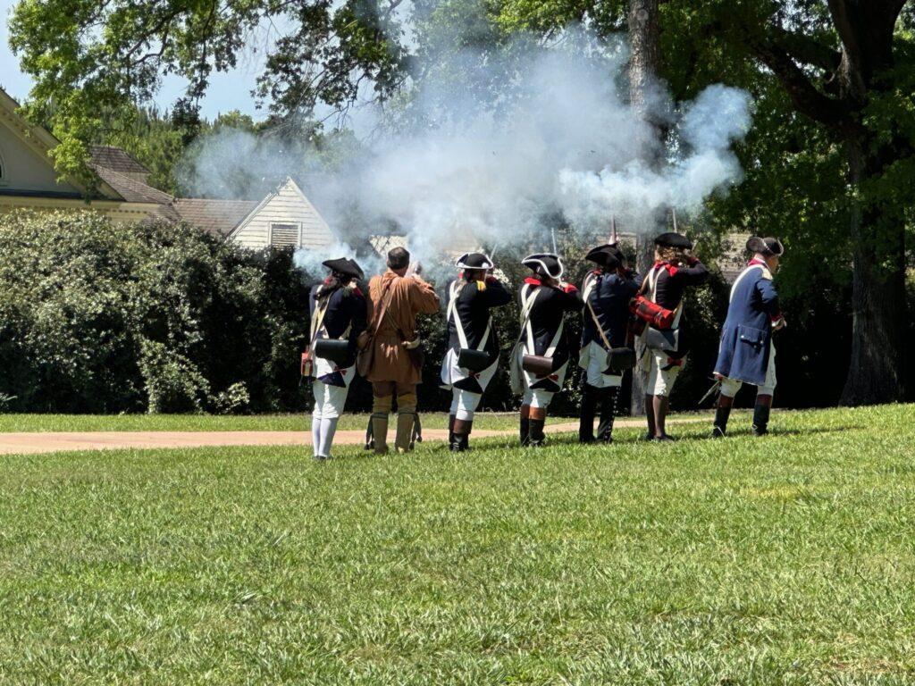 musket fire