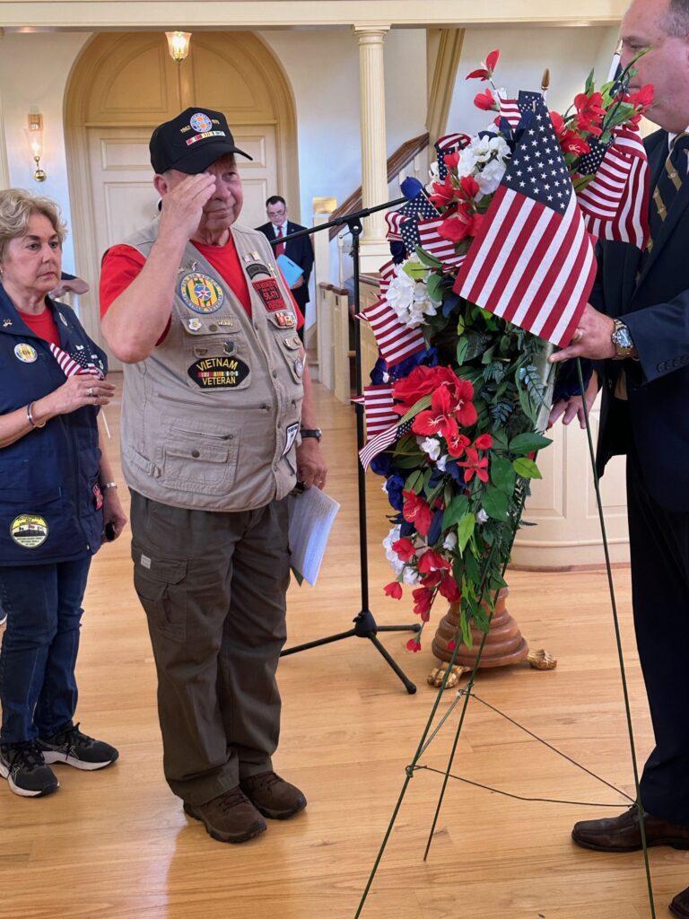 Memorial Day service at American Village