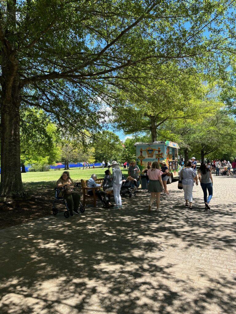 food trucks at American Village