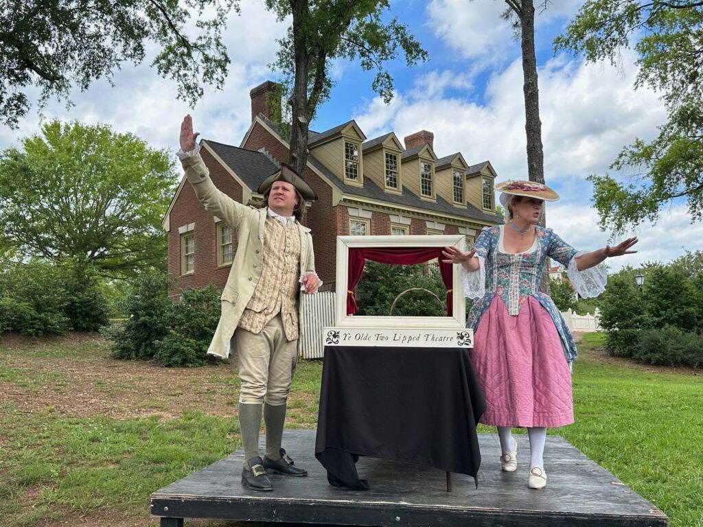 puppet show at AMerican Village
