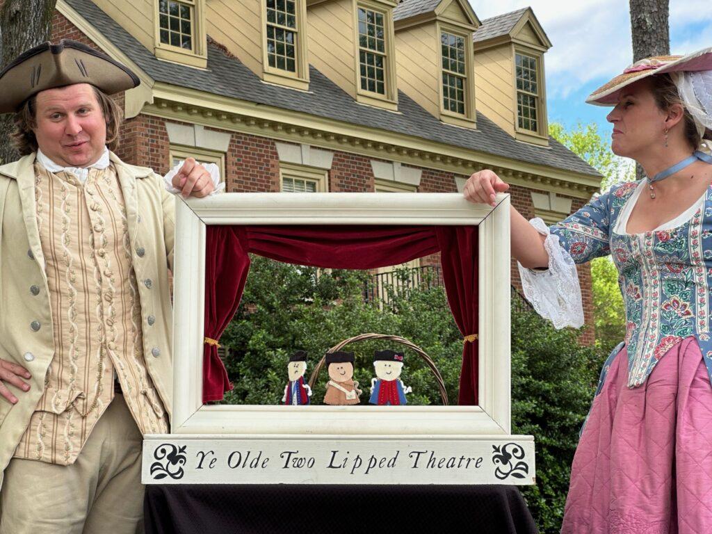 puppet show at American Village