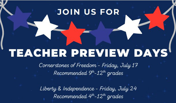 Teacher Preview Days header