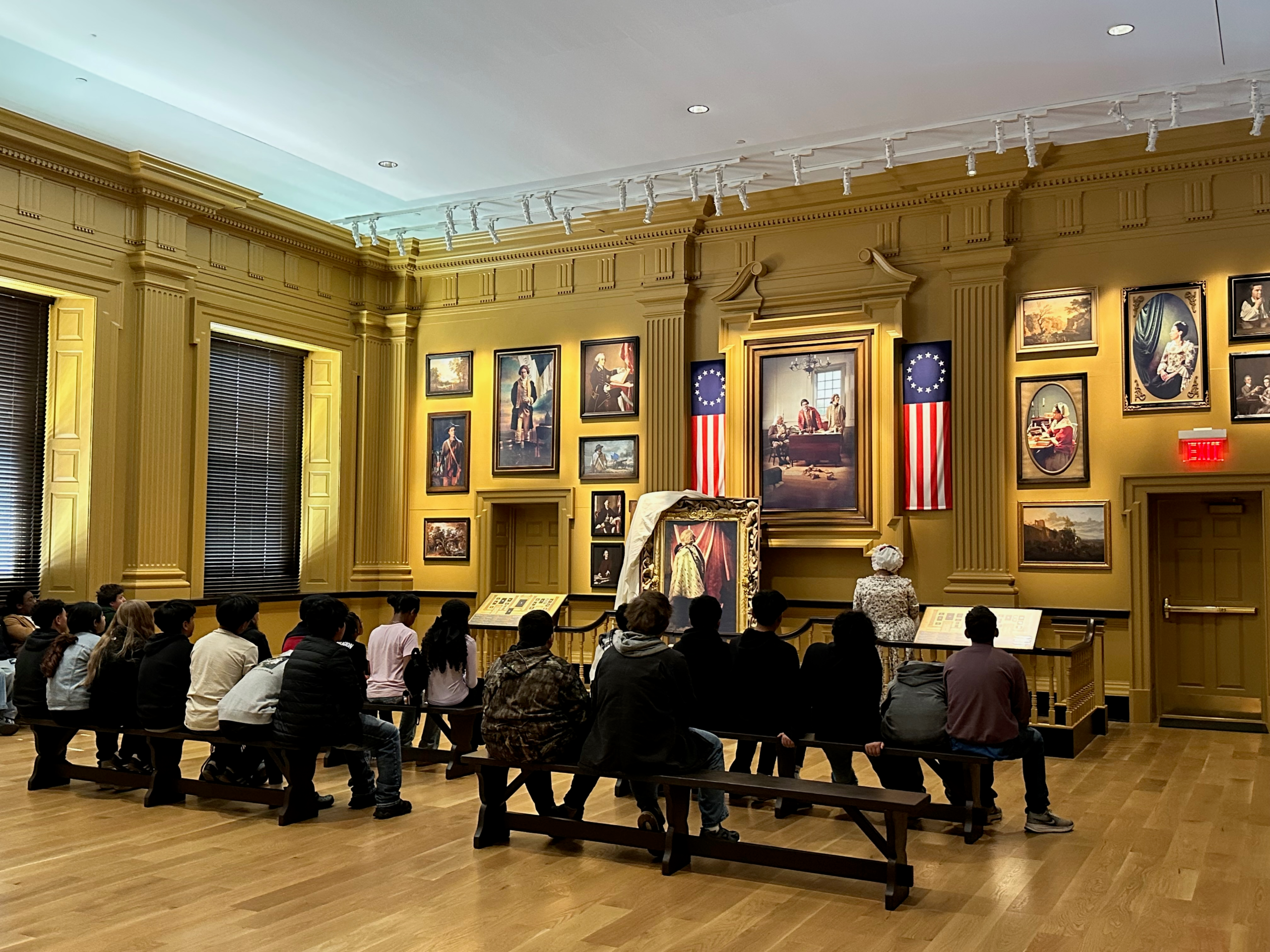 Independence Hall portrait gallery